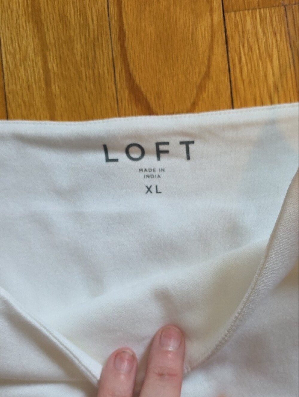 LOFT Cream High-Neck Spaghetti Strap Cami - Picture 2 of 6